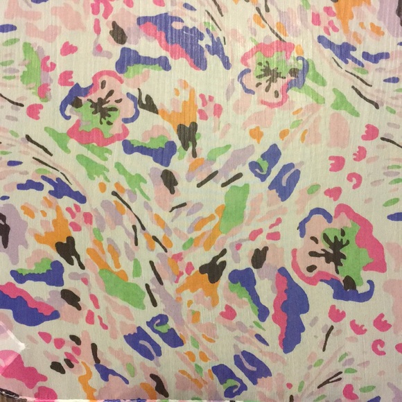 2/$15 NWT Charming Charlie floral chiffon scarf - Picture 4 of 4